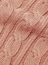 Men's Pink Colorblocked Round Neck Oversized Pullover