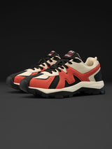Men's Orange Casual Colourblock Sneakers