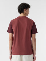 Men's Brown Casual Printed Regular Fit Half Sleeves Tshirt
