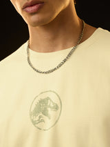 Men's Yellow Casual  Half Sleeves Tshirt