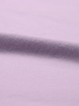 Women's Purple Casual Oversized Fit Solid Half Sleeves Tshirt
