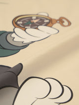 Men's Beige Casual  Half Sleeves Tshirt