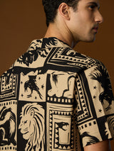 Men's Multicolor Casual Printed Regular Fit Half Sleeves Shirt