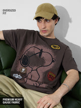 Men's Brown Casual  Half Sleeves Tshirt