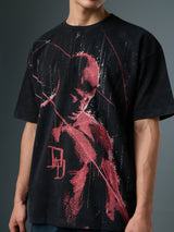 Men's Black Casual  Half Sleeves Tshirt