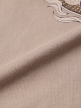 Men's Brown Casual  Half Sleeves Tshirt