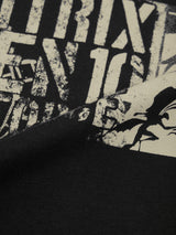 Men's Black Casual  Half Sleeves Tshirt