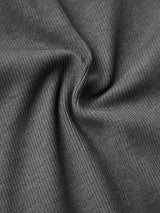 Women's Grey Casual Solid Half Sleeves Tshirt