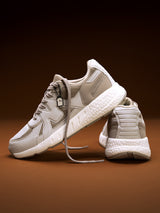 Men's Beige Casual Colourblock Sneakers
