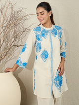 Women's Printed A-Line Kurta Trousers Set