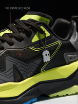 Men's Black Casual Colourblock Sneakers