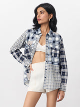Women's Multicolor Casual Checked Full Sleeves Shirt