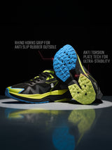 Men's Black Casual Colourblock Sneakers