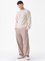 Men's Beige Casual  Full Sleeves Sweater