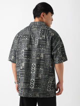 Men's Grey Casual  Half Sleeves Shirt