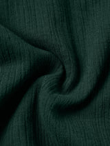 Women's Olive Casual Oversized Fit Solid Full Sleeves Shirt