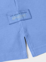 Men's Blue Casual Solid Half Sleeves Polo Tshirt