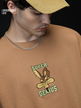 Men's Brown Casual  Half Sleeves Tshirt
