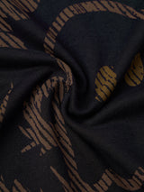 Men's Black Casual  Half Sleeves Tshirt