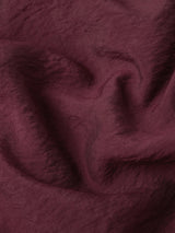 Women's Burgundy Casual Solid Full Sleeves Shirt