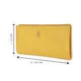 Women's Yellow Large 2 Fold Wallet