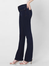 Women's Blue Mid Rise Bootcut Jeans