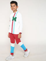 Boys Multicolor Casual Printed Regular Fit Full Sleeves Co-ord Set