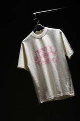 Unisex Off White Casual Oversized Fit Printed Half Sleeves Tshirt