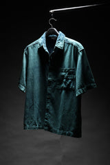 Unisex Teal Casual Regular Fit Solid Half Sleeves Shirt