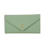 Women's Joey Green Large 3 Fold Wallet