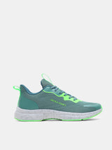 Men's Green Casual Solid Sneakers