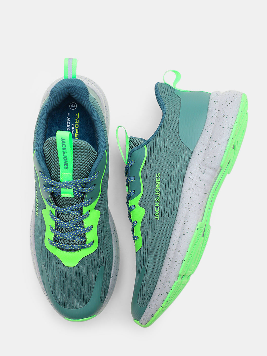 Men's Green Casual Solid Sneakers