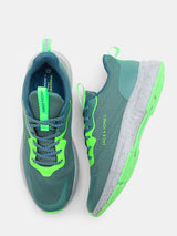 Men's Green Casual Solid Sneakers
