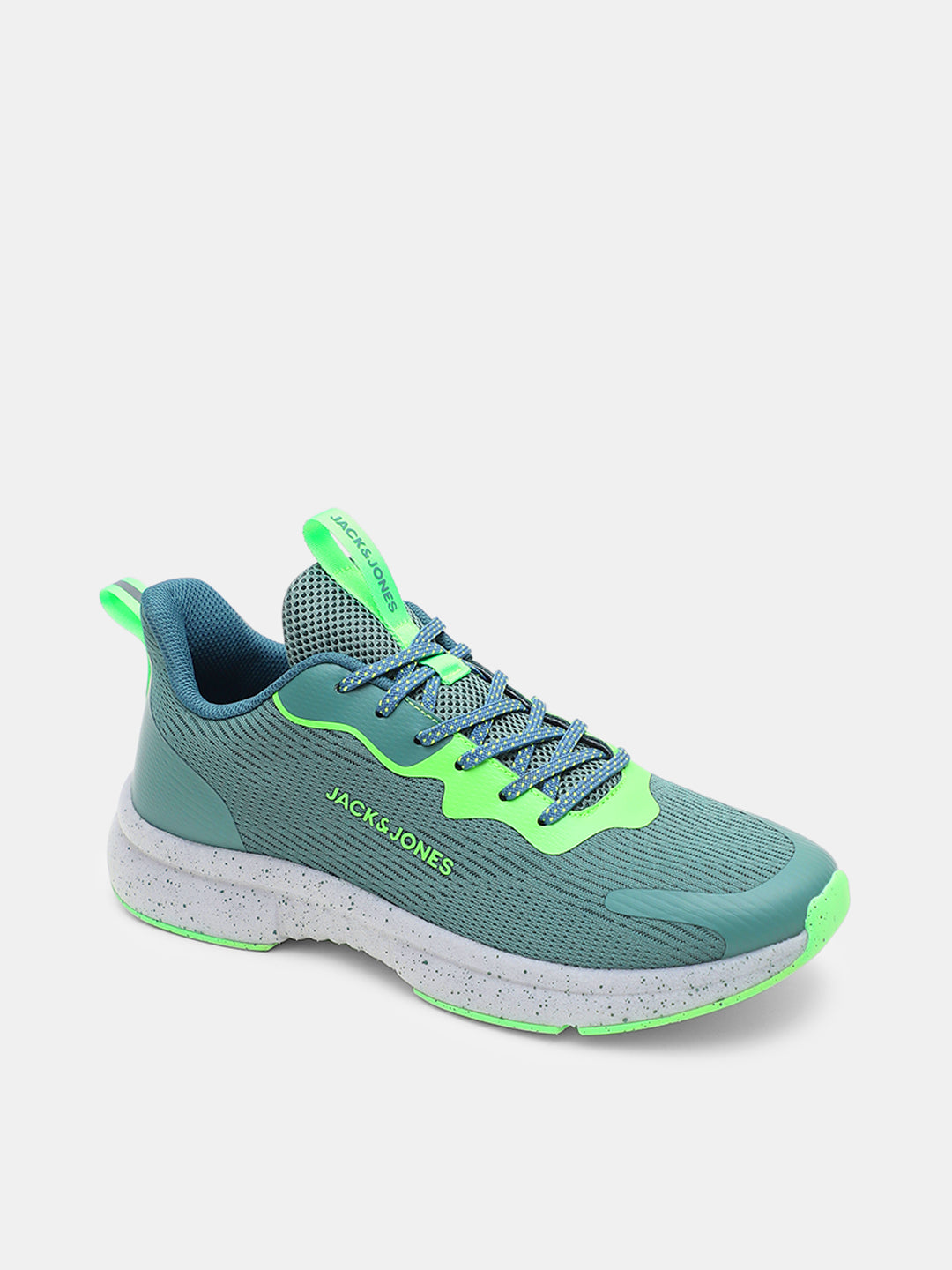 Men's Green Casual Solid Sneakers