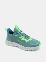 Men's Green Casual Solid Sneakers