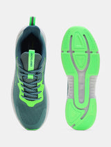 Men's Green Casual Solid Sneakers