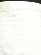 Mens White Slim Stretchable Jeans