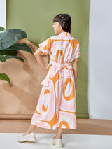 Girls Full Length Semi Casual Jumpsuit