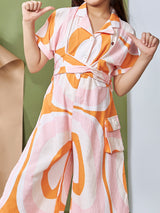 Girls Full Length Semi Casual Jumpsuit