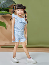 Girls Mid Thigh Length Casual Jumpsuit