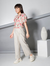 Girls Full Length Semi Party Pant Set