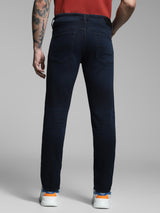 Men's Blue Casual Slim Fit Solid  Jeans