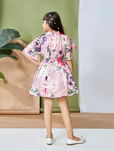 Girls Knee Length Festive Dress