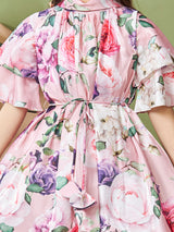 Girls Knee Length Festive Dress