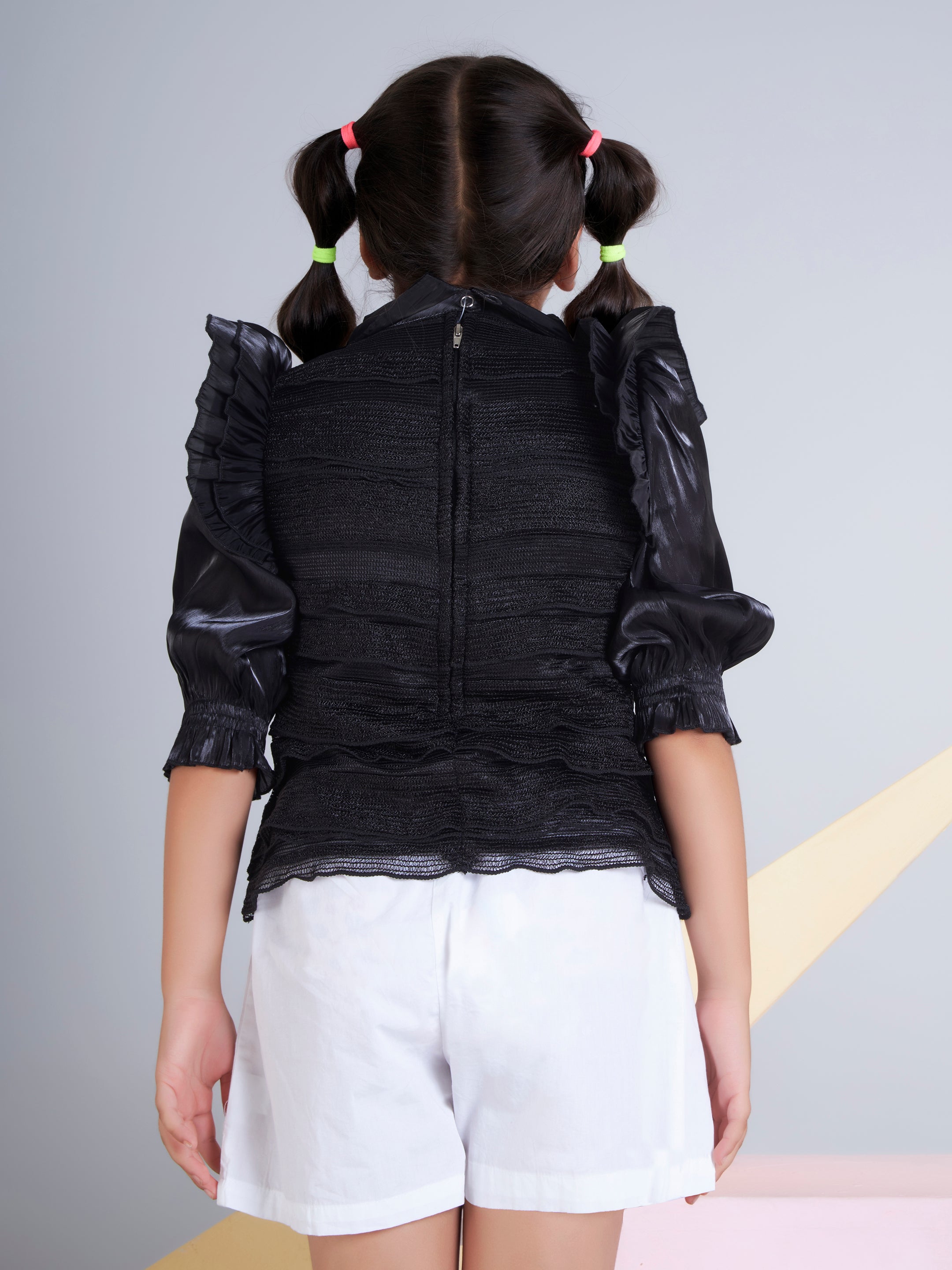 Girls Full Sleeves Party Top