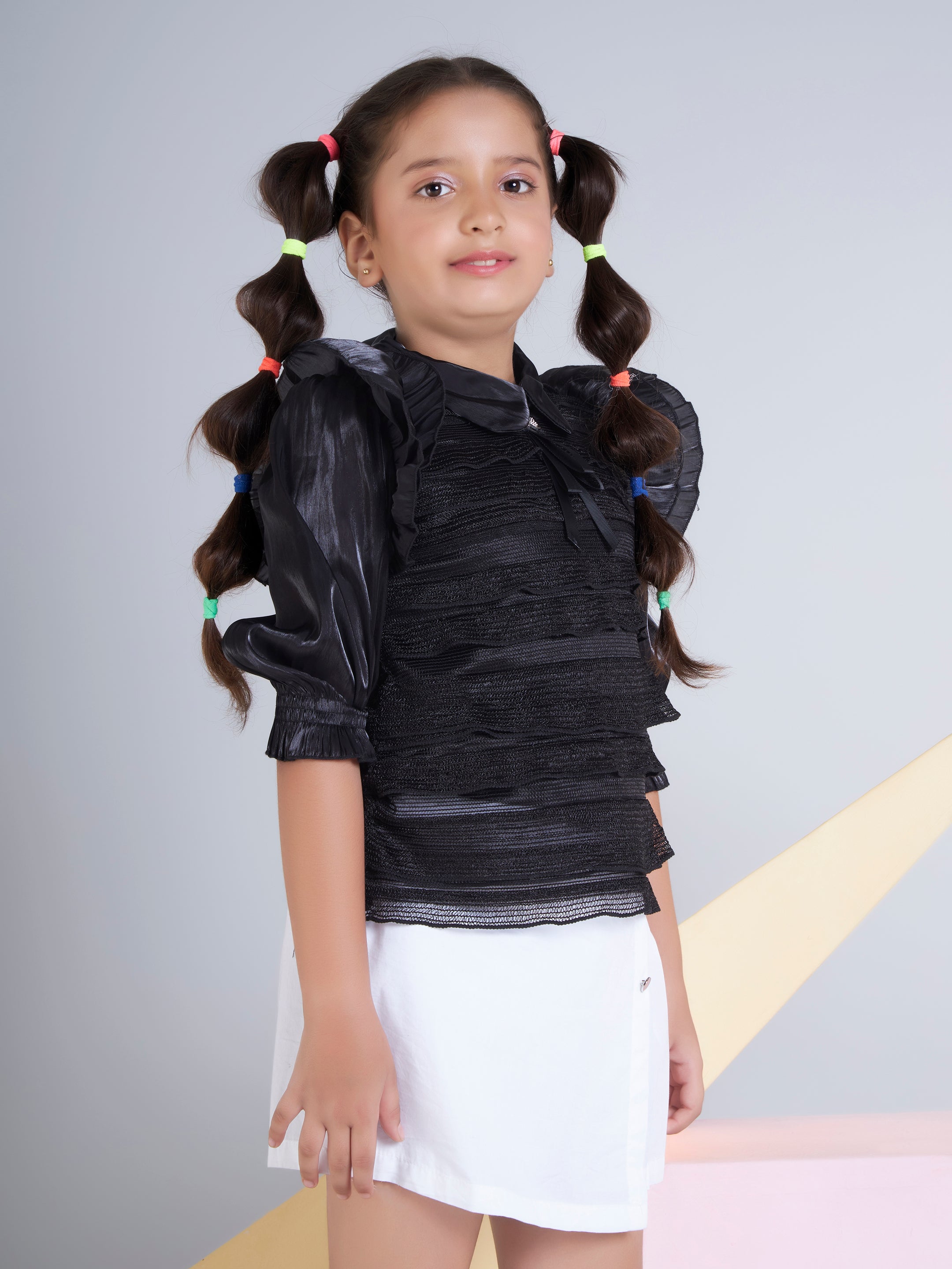 Girls Full Sleeves Party Top