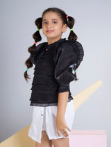 Girls Full Sleeves Party Top