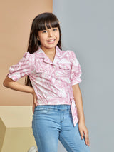 Girls Half Sleeves Casual Top