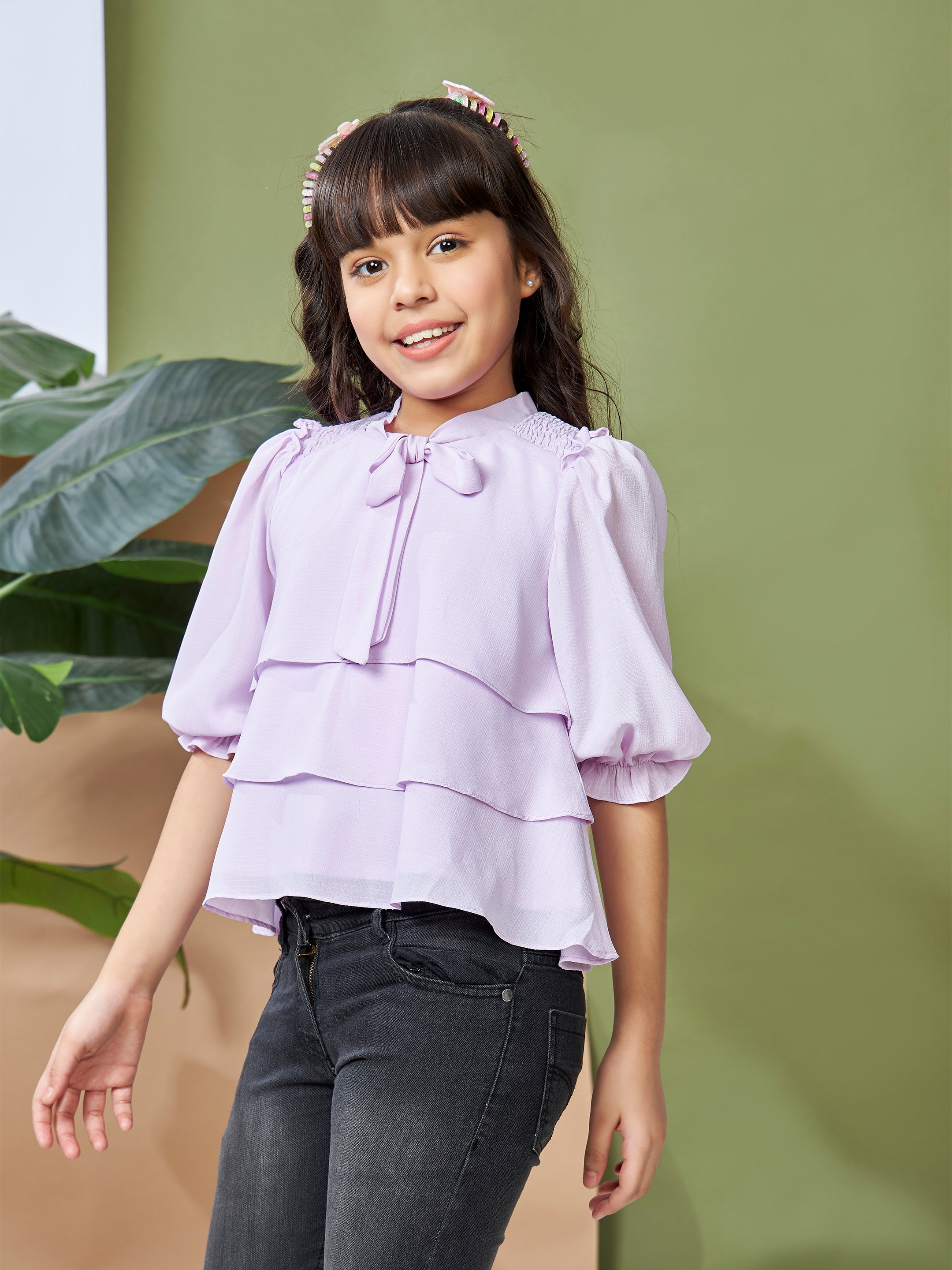 Girls Full Sleeves Casual Top
