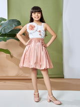 Girls Knee Length Party Dress
